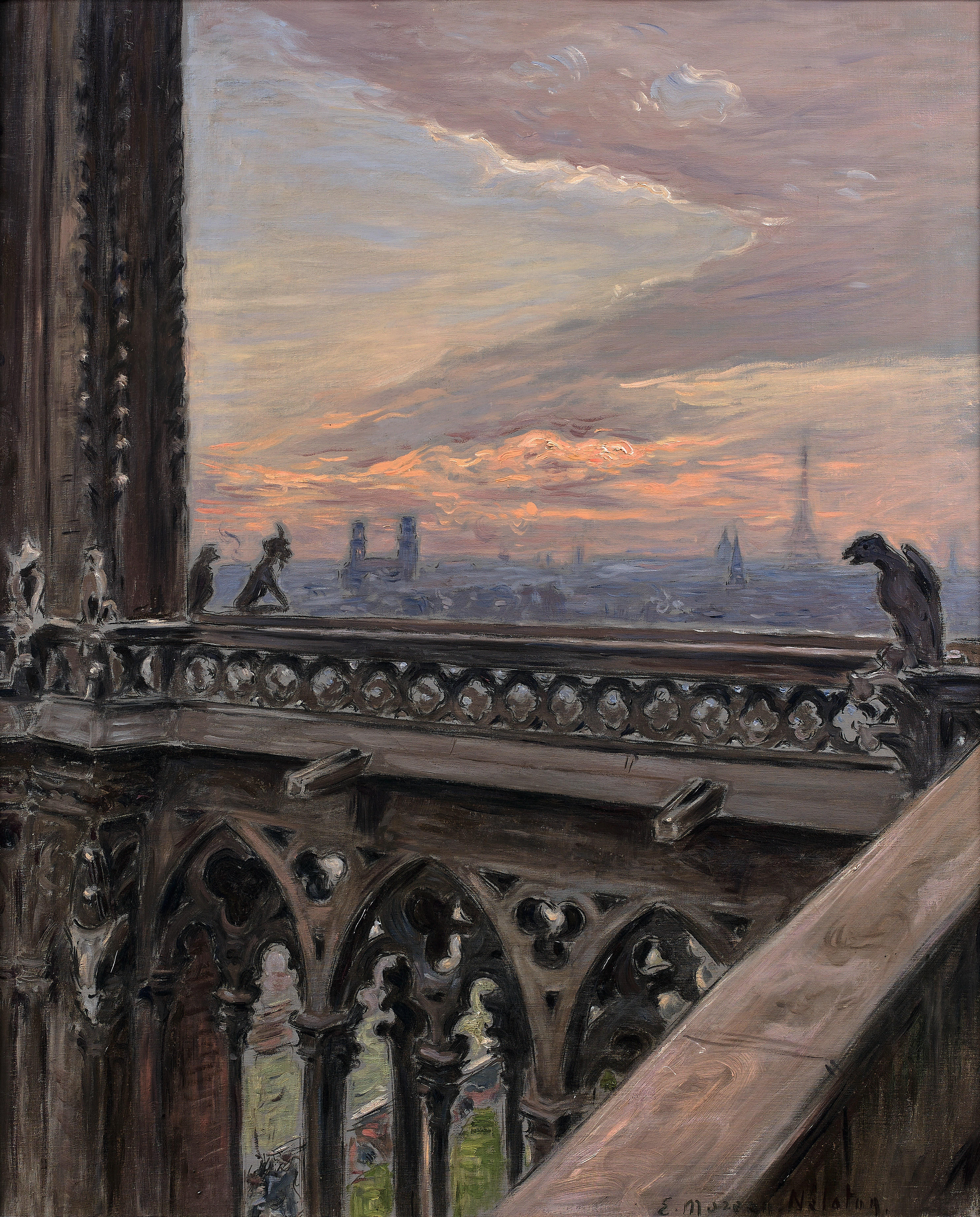 Vue depuis les tours de Notre-Dame (View from the towers of Notre-Dame)